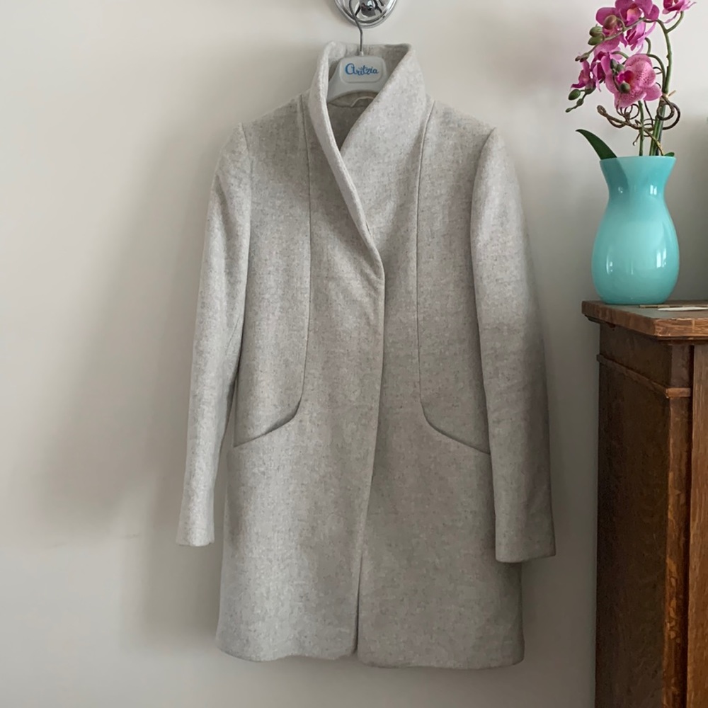 Wool Cashmere Wilfred Cocoon Winter Coat excellent condition